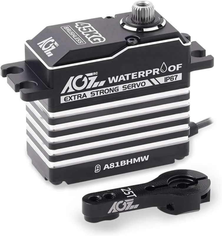AGFRC 45KG Monster Torque 0.085s High Speed WP Digital Brushless Servo - A81BHMW