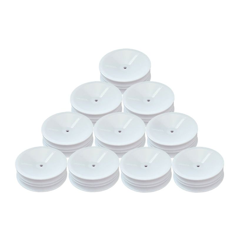 ABM40003 Front Wheel for 1/10th Off Road 2wd -White (10 pcs)