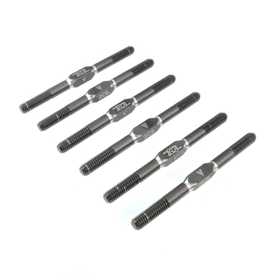 RDRP0643-BLK - Revolution Design B7 Ultra Titanium Turnbuckle Set (black | 3.5x48mm | 6pcs)