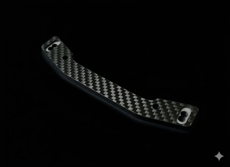 CCR Losi 5ive T ADI carbon fibre ackerman plate CCR Losi 5ive T ADI carbon fibre ackerman plate