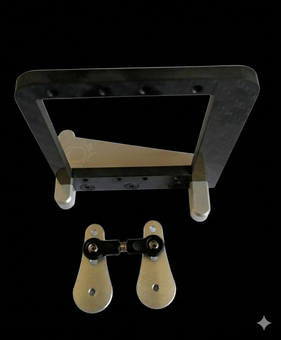 Ccr Losi 5ive B servo tray carbon fibre and 7075 Ccr Losi 5ive B servo tray carbon fibre and 7075