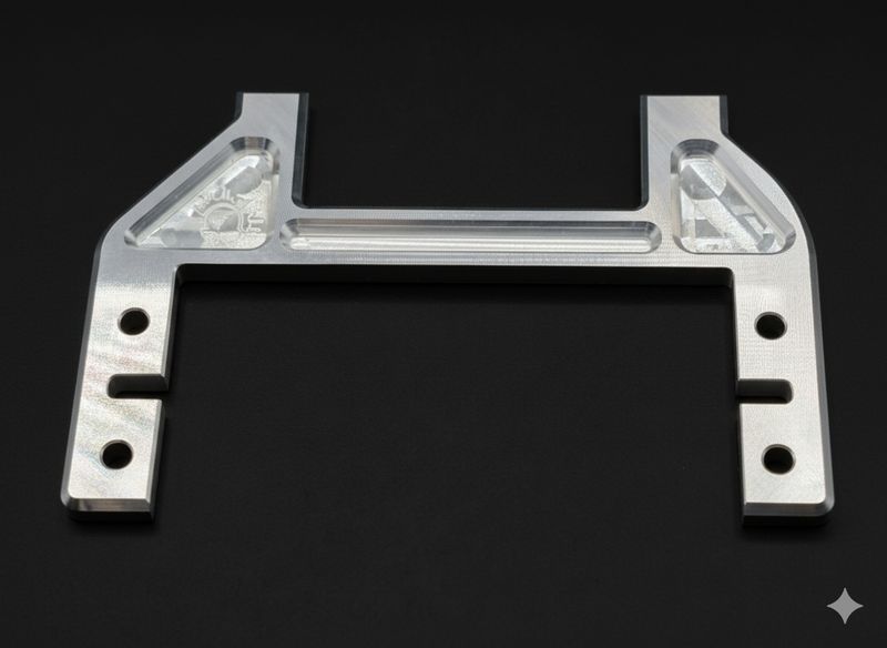 CCR BIllet 7075 Losi 5ive throttle servo rock armor brace CCR BIllet 7075 Losi 5ive throttle servo rock armor brace