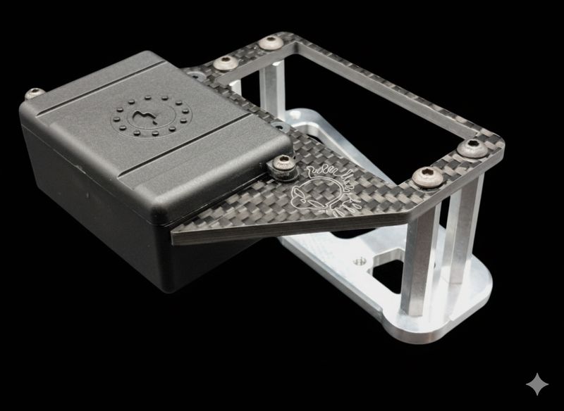 CCR Losi 5ive T 2.0 billet angled servo tray carbon fibre top SMART SYSTEM/BRUSHLESS  CCR Losi 5ive T 2.0 billet angled servo tray carbon fibre top SMART SYSTEM/BRUSHLESS