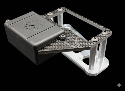 CCR Losi 5ive T 2.0 billet angled servo tray carbon fibre top SMART SYSTEM/BRUSHLESS  CCR Losi 5ive T 2.0 billet angled servo tray carbon fibre top SMART SYSTEM/BRUSHLESS