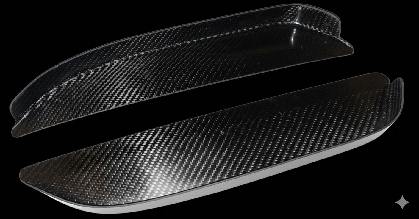 CCR Losi 5ive B carbon fibre side pods CCR Losi 5ive B carbon fibre side pods