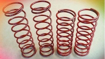 Losi 5ive Red hard springs from hd racing Losi 5ive Red hard springs from hd racing