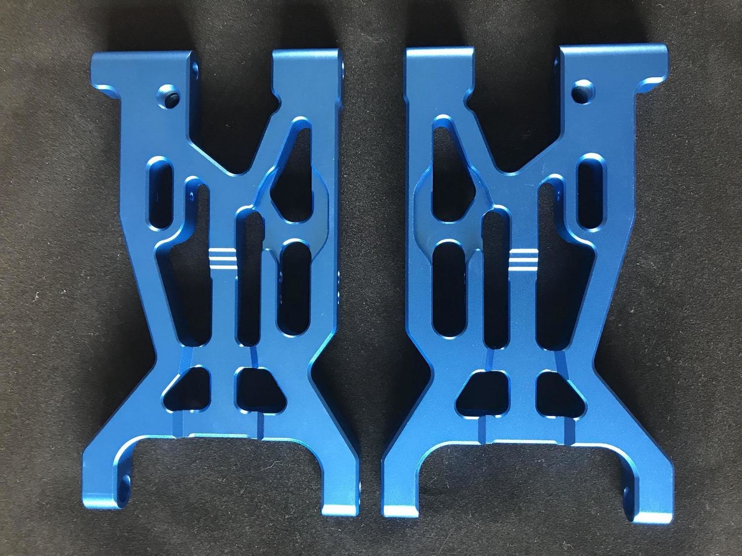 Losi 5ive T ultimate alloy front arms blue CCR