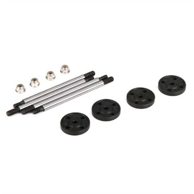 Los253005 Losi dbxl fr/rr shock shaft & piston set 