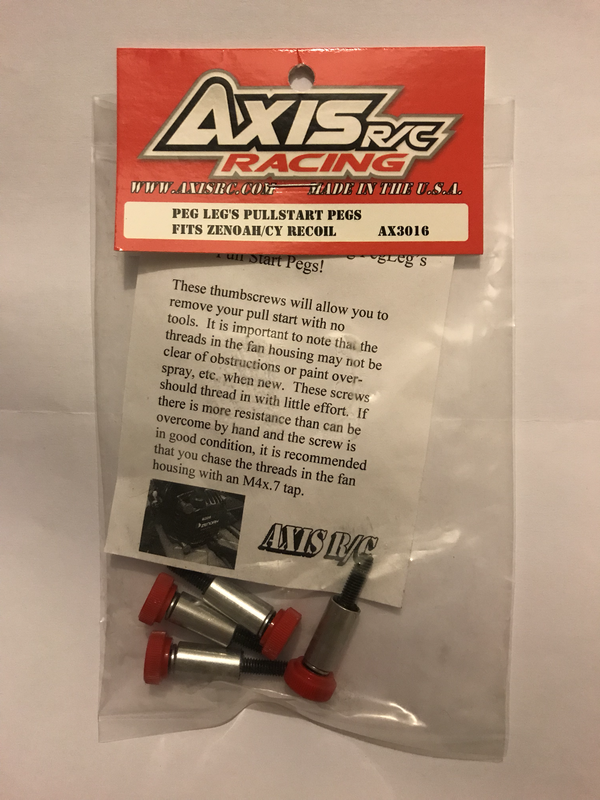 Axis rc pullstart thumb screws
