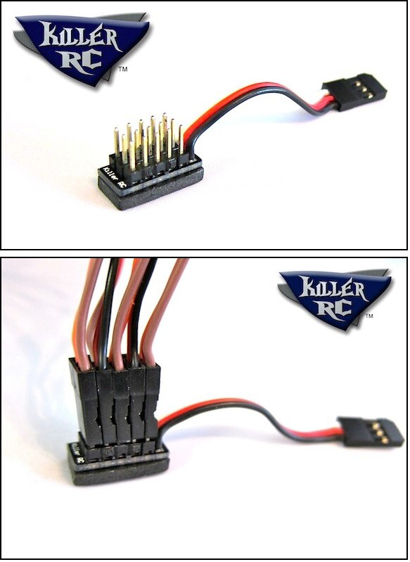 Killer-RC 5-Way Micro Splitter - Short Wire (2")