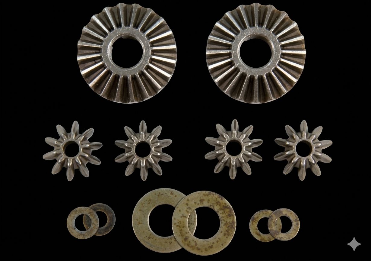 LOSI 5IVE INTURNAL SPIDER GEARS LOSB3202 REPLACMENT 