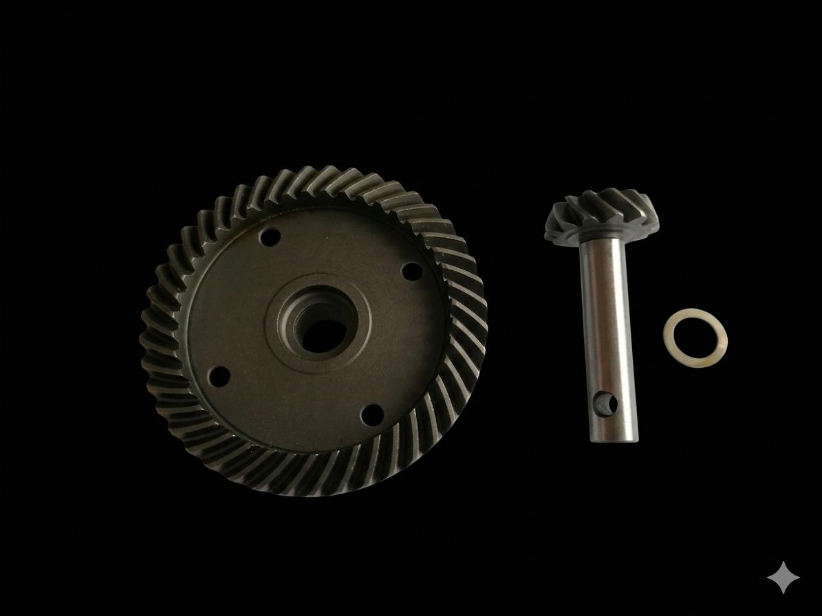 LOSI 5IVE FRONT SPIRAL CROWN AND PINION GEARS LOSI 5IVE FRONT SPIRAL CROWN AND PINION GEARS
