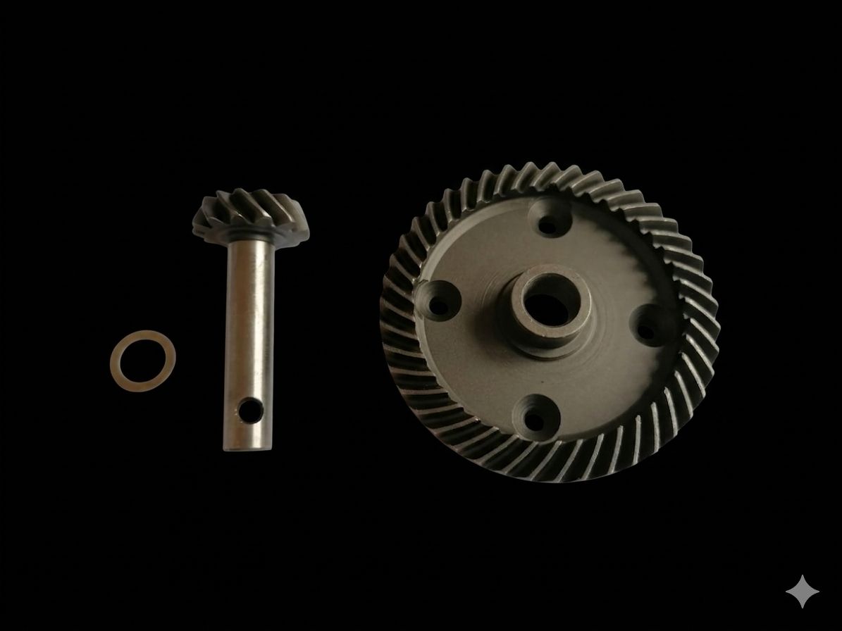 LOSI 5IVE REAR SPIRAL CROWN AND PINION GEARS LOSI 5IVE REAR SPIRAL CROWN AND PINION GEARS