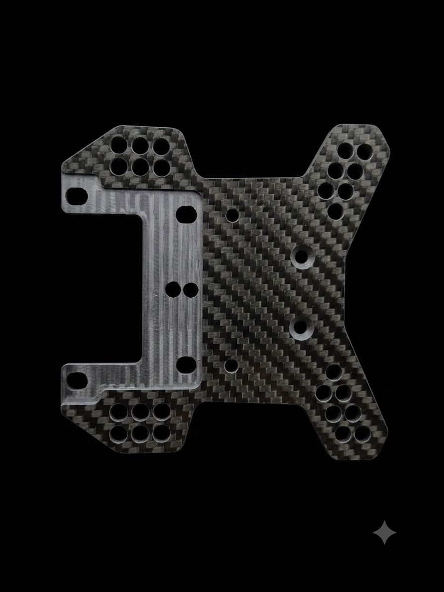 RADICAL RC CARBON FIBRE MCD W5 RR5 FRONT SHOCK TOWER RADICAL RC CARBON FIBRE MCD W5 RR5 FRONT SHOCK TOWER