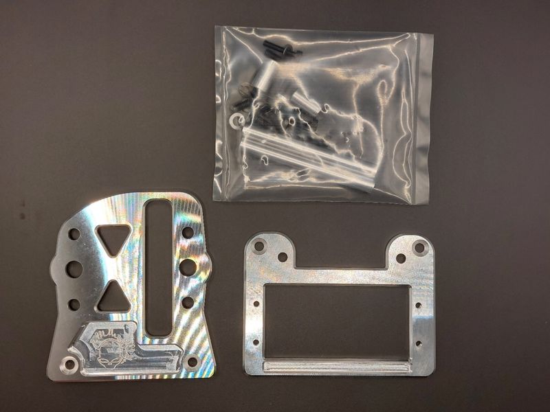 Ccr Losi 5ive T 2.0 billet centre diff top servo tray SMART SYSTEM hard anodized 