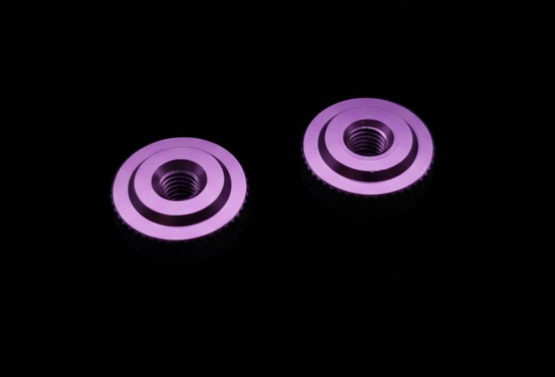 RADICAL RC SCHUMACHER COUGAR PROCAT LIPO HOLDER NUTS PURPLE 