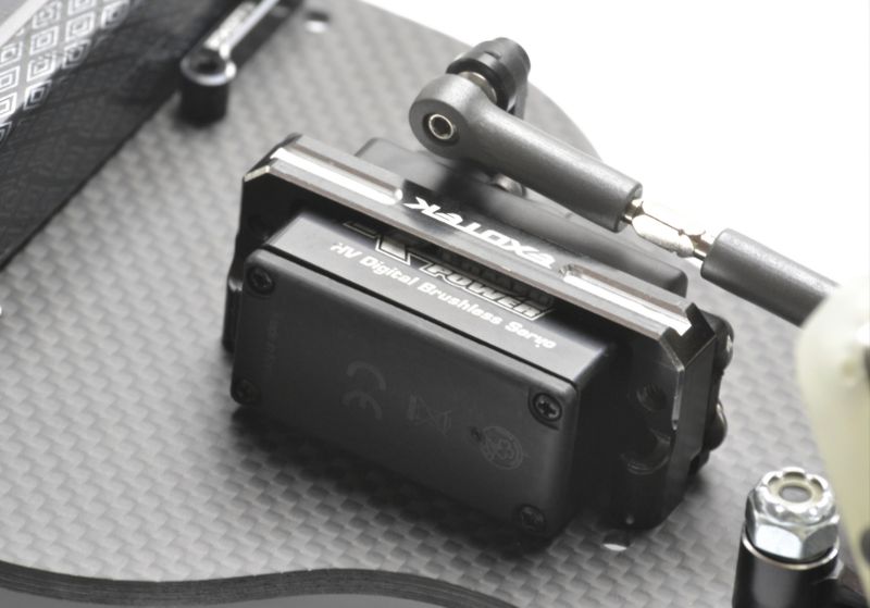 EXOTEK RC10 CLASSIC HD SERVO MOUNT, 1 piece 7075