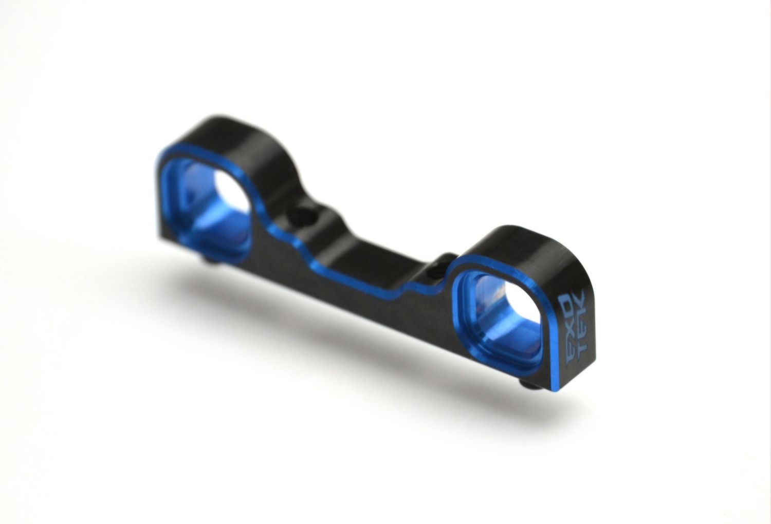 EX2243 - Exotek Dual Blue and Black 7075 HD rear arm mount - C block (Associated B7 or B7D B7.1 )