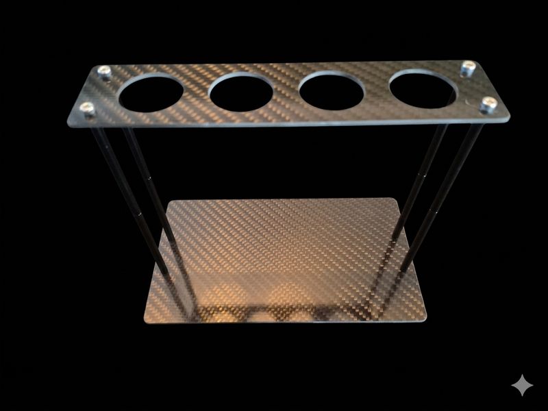 RADICAL RC LOSI 5IVE CARBON FIBRE SHOCK STAND