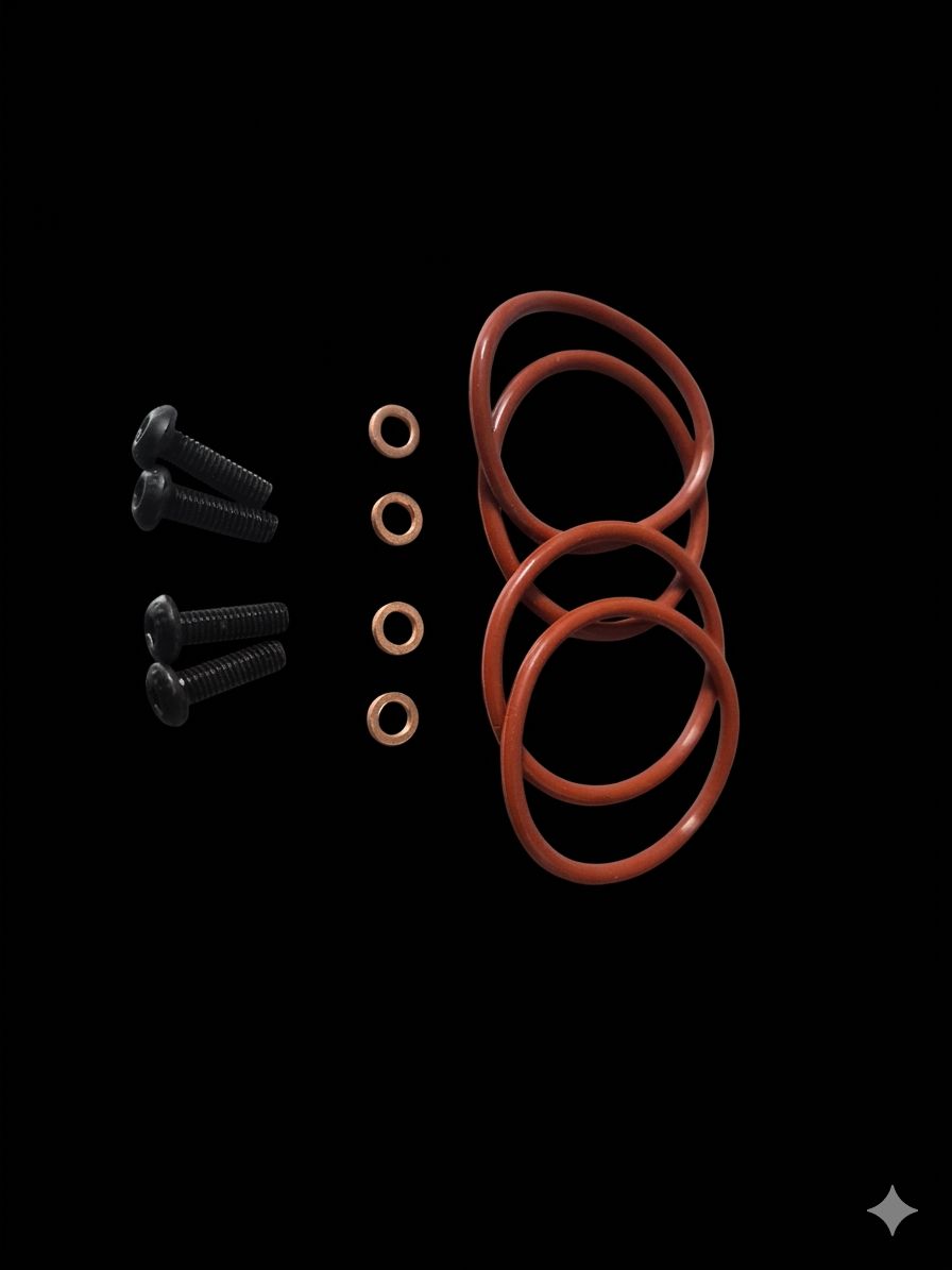 LOSI 5IVE T SHOCK REBUILD BLEEDER SCREW, GASKET AND ORING TLR343004 REPLACEMENT X4