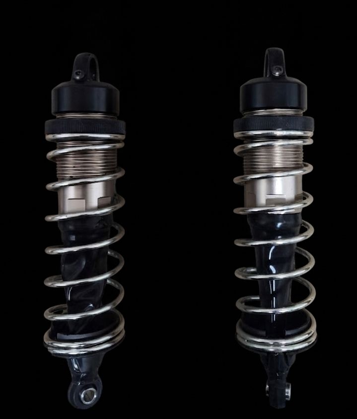 RADICAL RC LOSI 5IVE BLEEDER SHOCKS FRONT BLACK