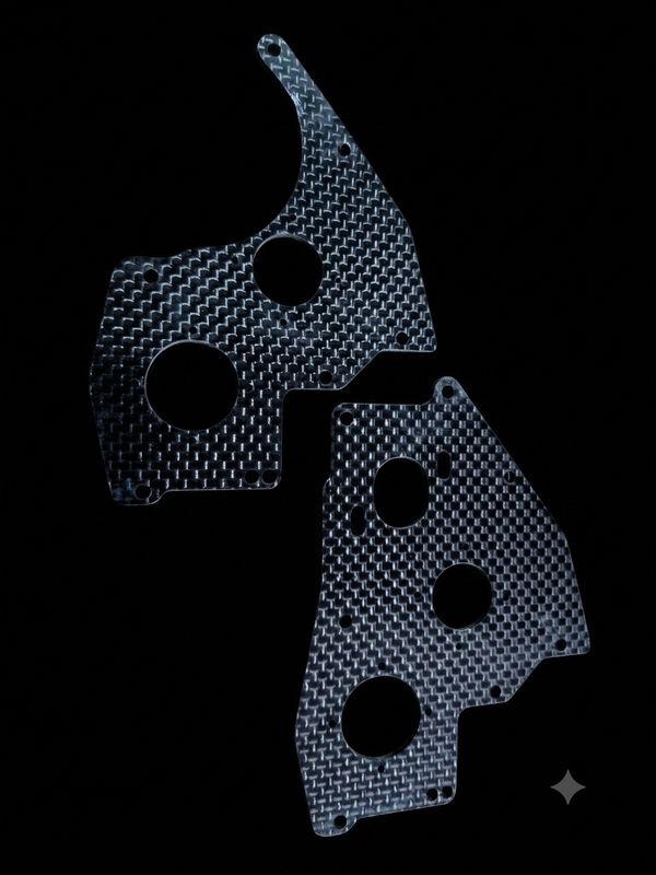 RADICAL RC SCHUMACHER PROCAT CARBON FIBRE TRANS PLATES