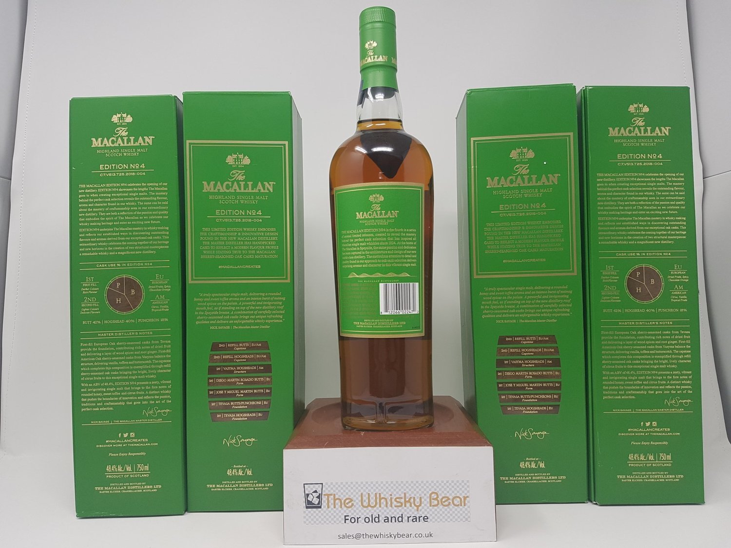 Macallan Edition Series 4 4th Release With Boxes 48 4 750ml Us Release