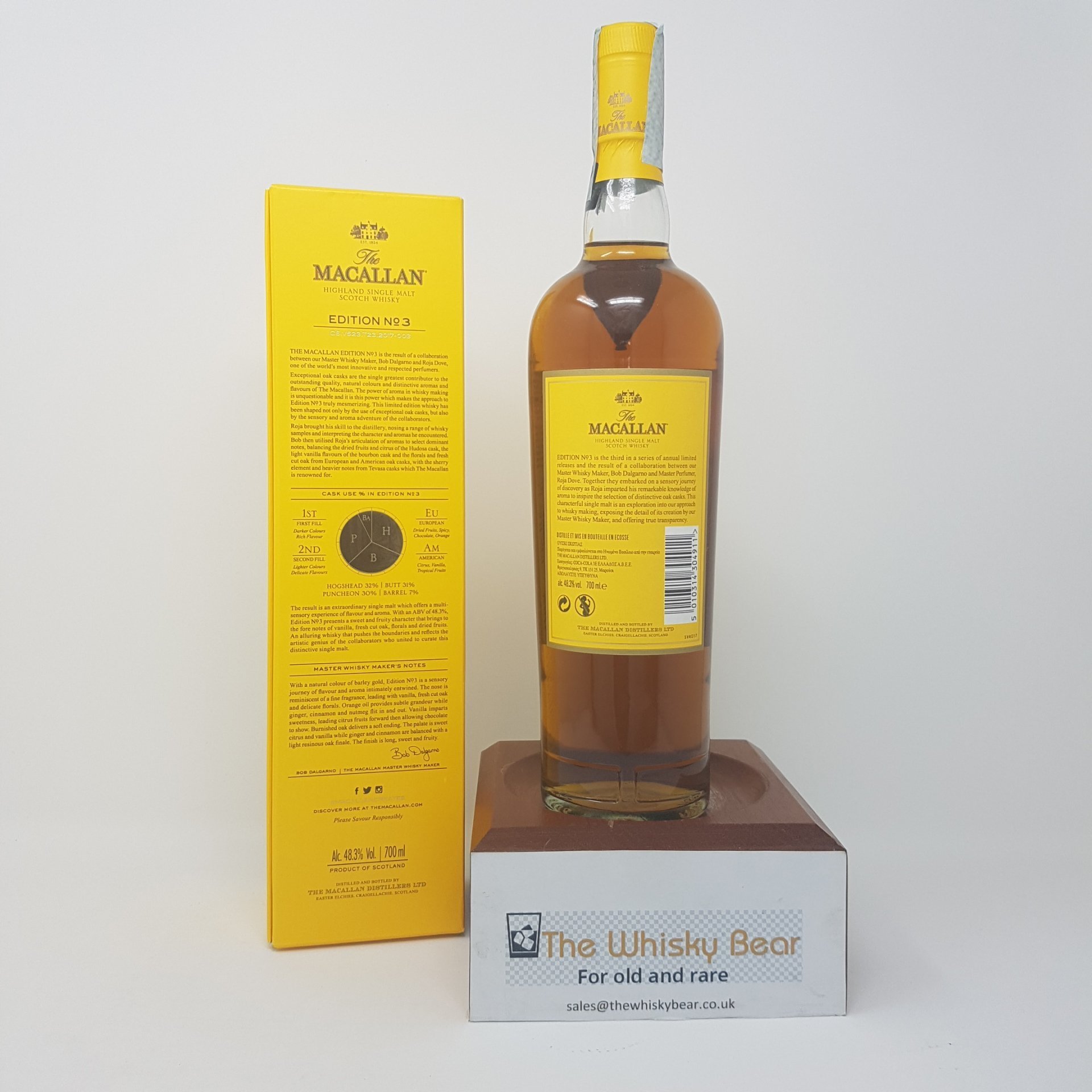 Macallan Edition Series 3 3th Release With Boxes 48 4 700ml