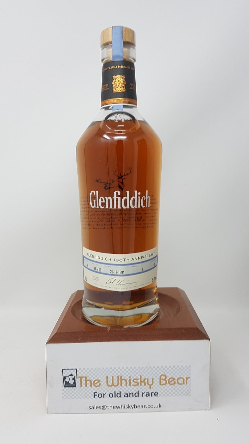 GLENFIDDICH 20 YEAR OLD 130TH ANNIVERSARY CASK WHISKY RELEASE No 1 CASK 2.  2014