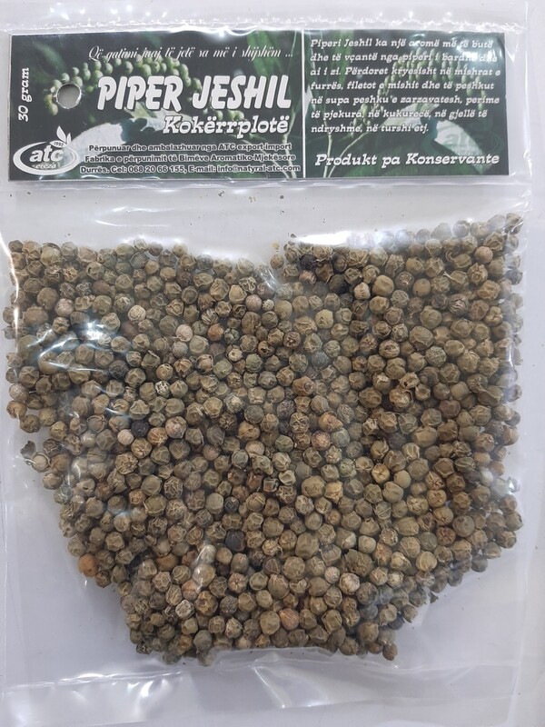 Piper jeshil kokërr plotë 30gr