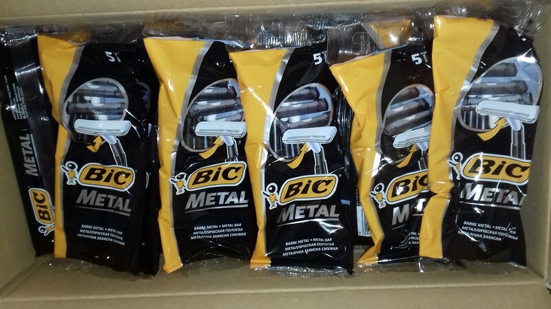Brisqe Bic metal 5 copë