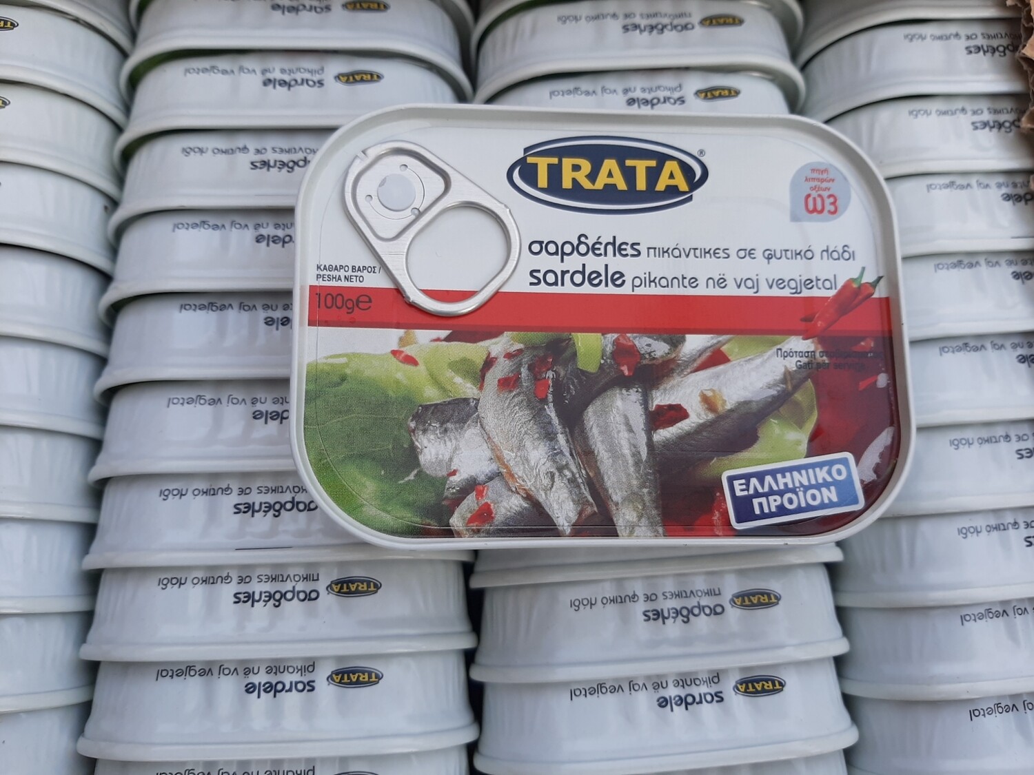 Sardele peshku Trata pikante në vaj vegjetal 100gr