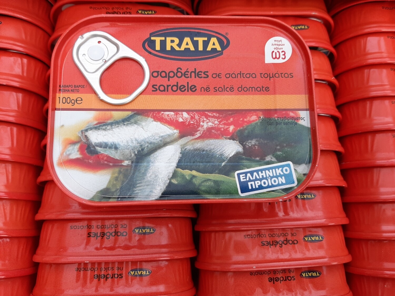 Sardele peshku Trata në salcë domate 100gr