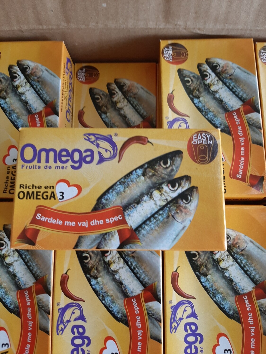 Sardele peshku me spec djegs