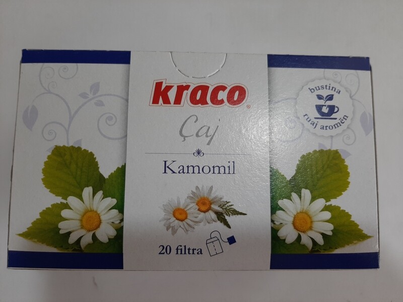 Çaj kamomil 20 filtra