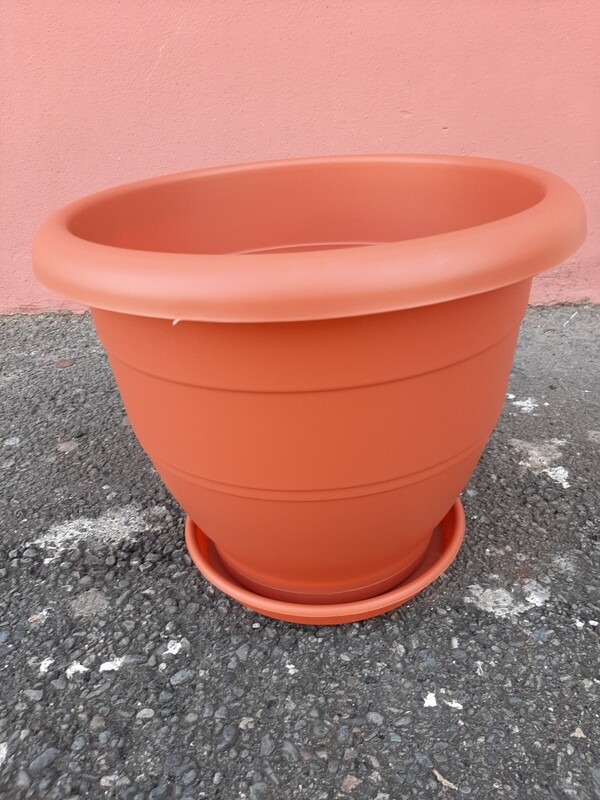 Vazo lulesh + pjata 35x29cm