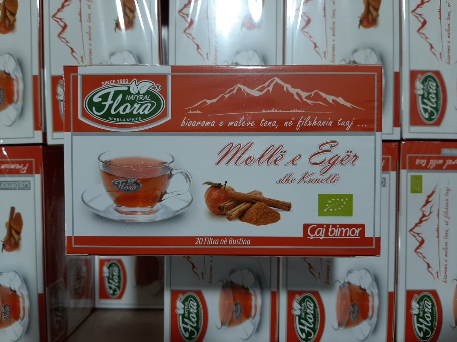 Çaj Mollë e egër me kanellë 20 filtra