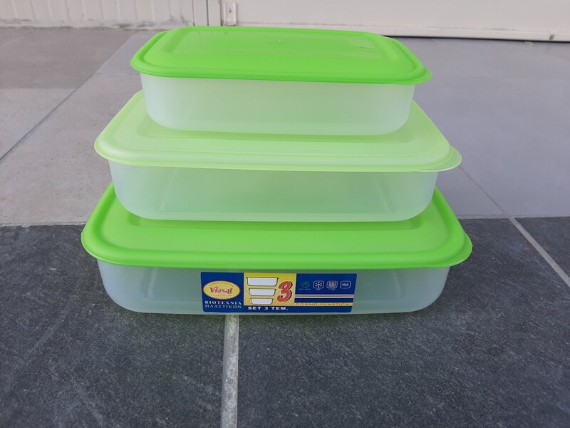Tasa plastike 3 copë
