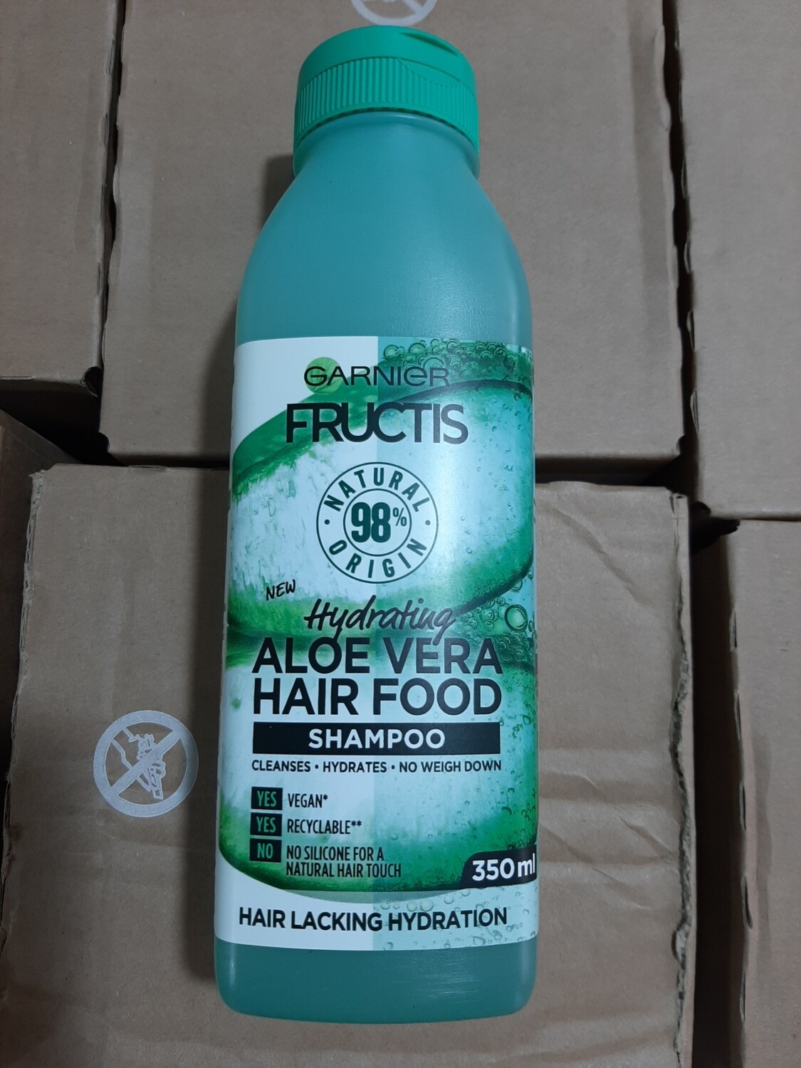 Fructis 98% natyral (për flokë të dehitratuar) 350ml