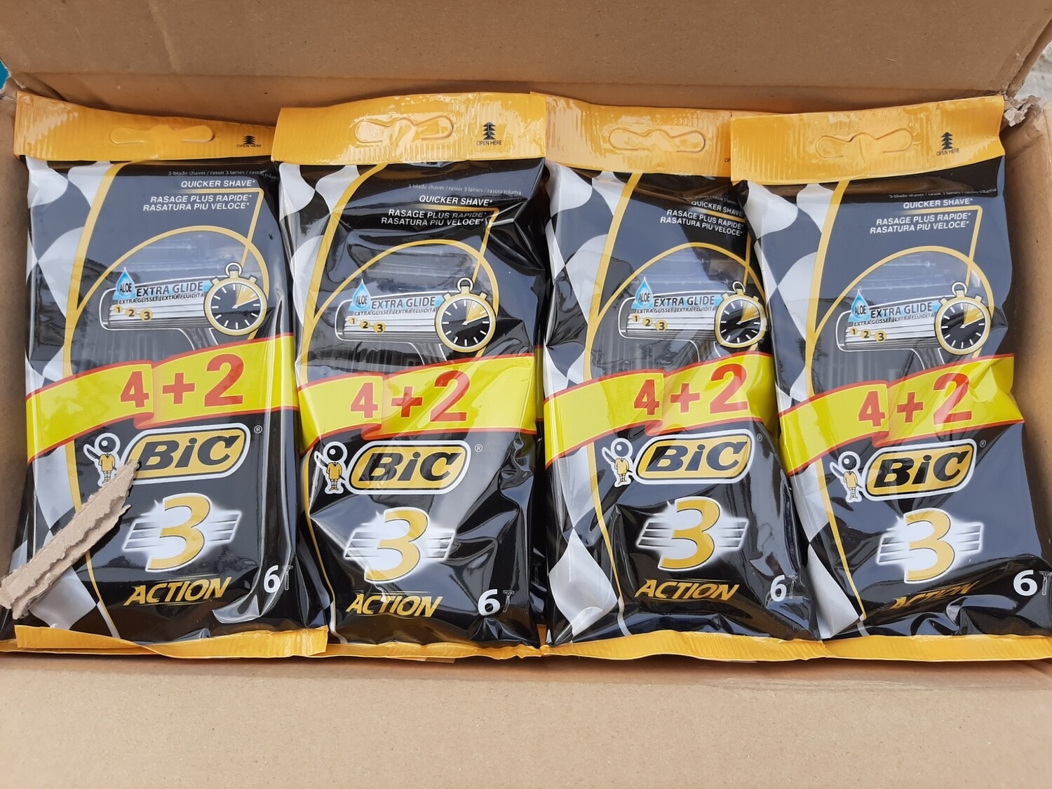Brisqe Bic 4+2 = 6 copë