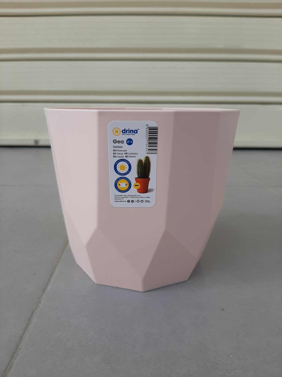 Vazo lulesh Drina ( Gea ) 14cm 1.6 litër