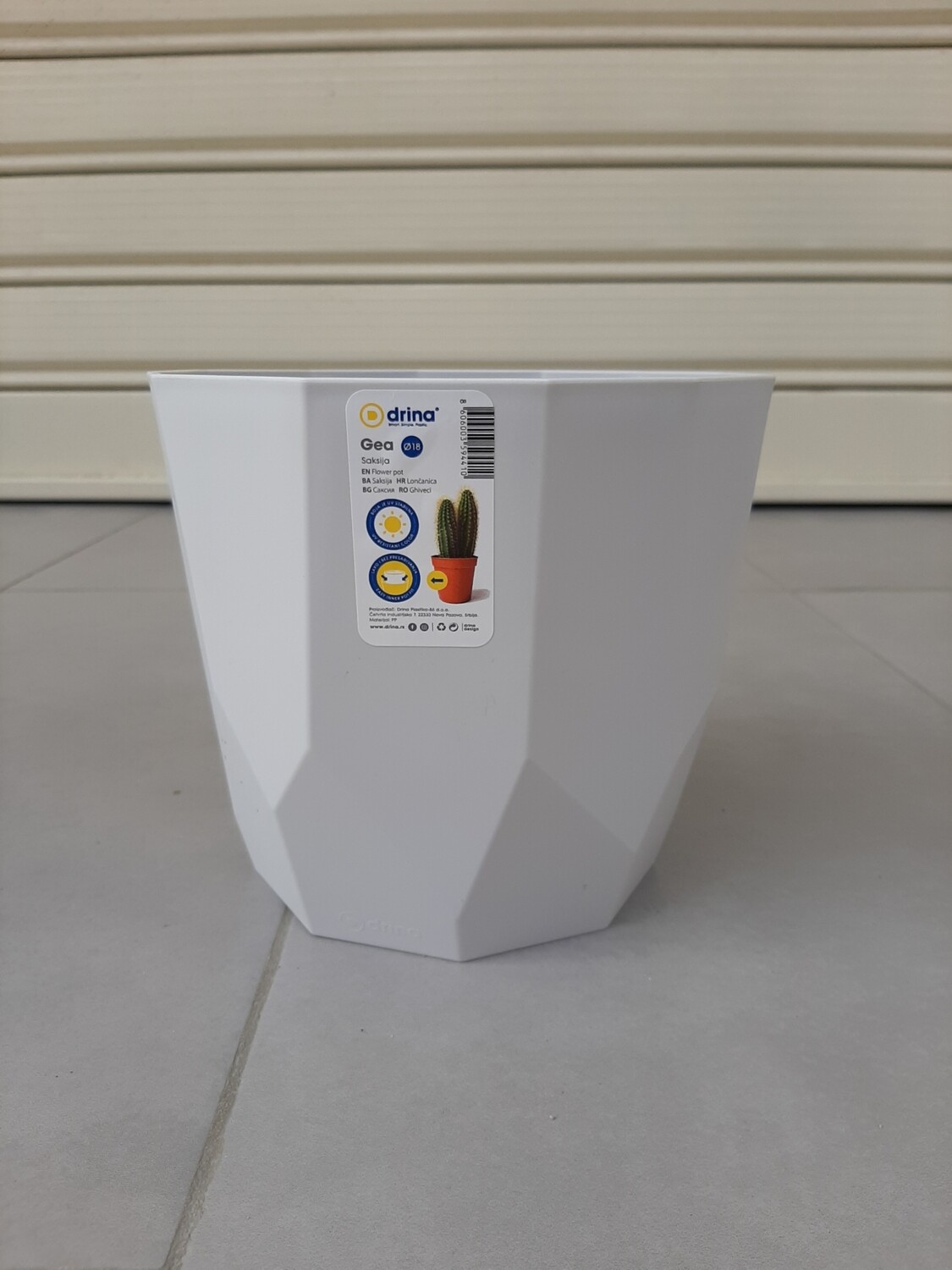 Vazo lulesh Drina ( Gea ) 18cm 3.5 litër