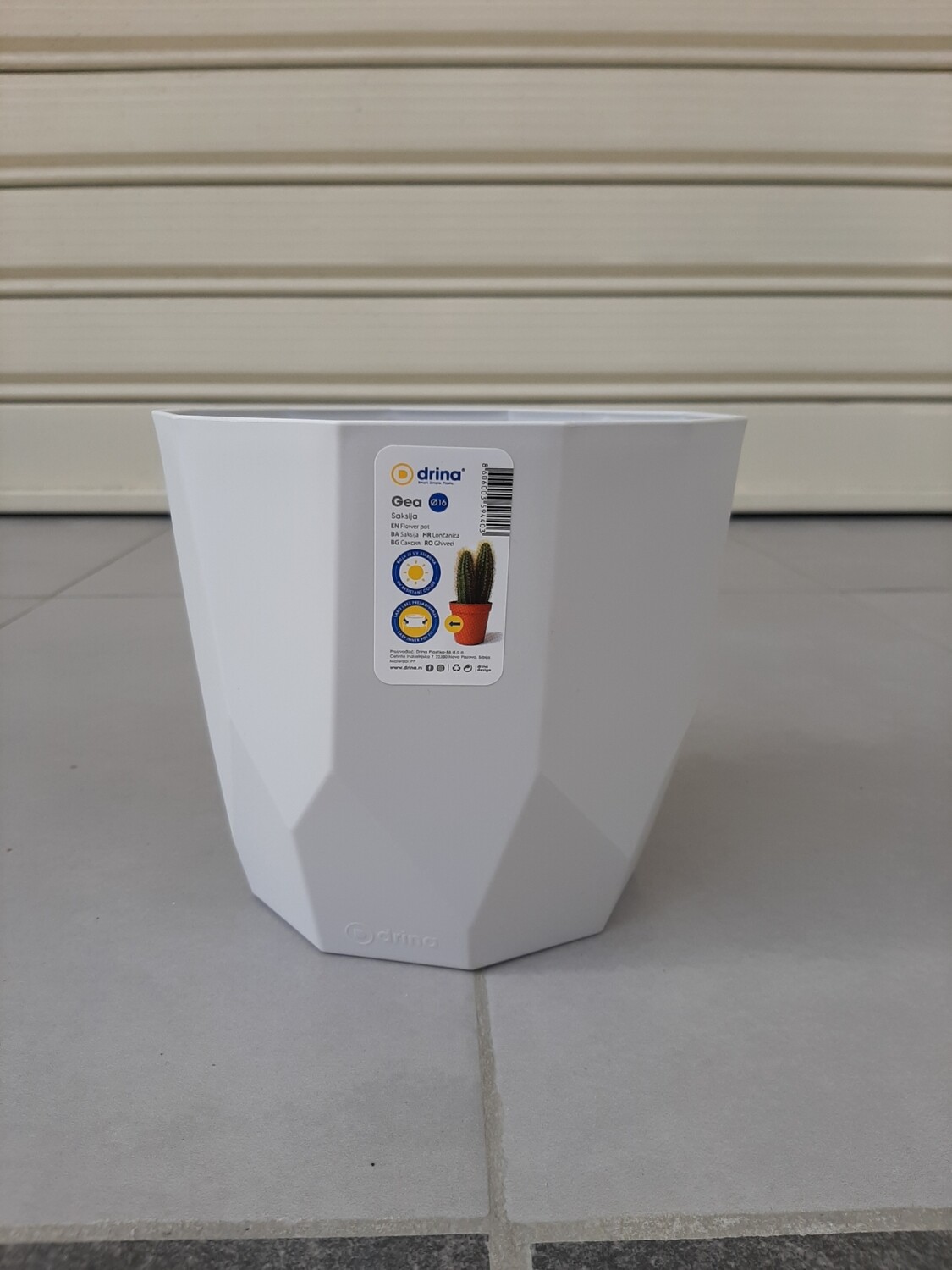 Vazo lulesh Drina ( Gea ) 16cm 2.4 litër