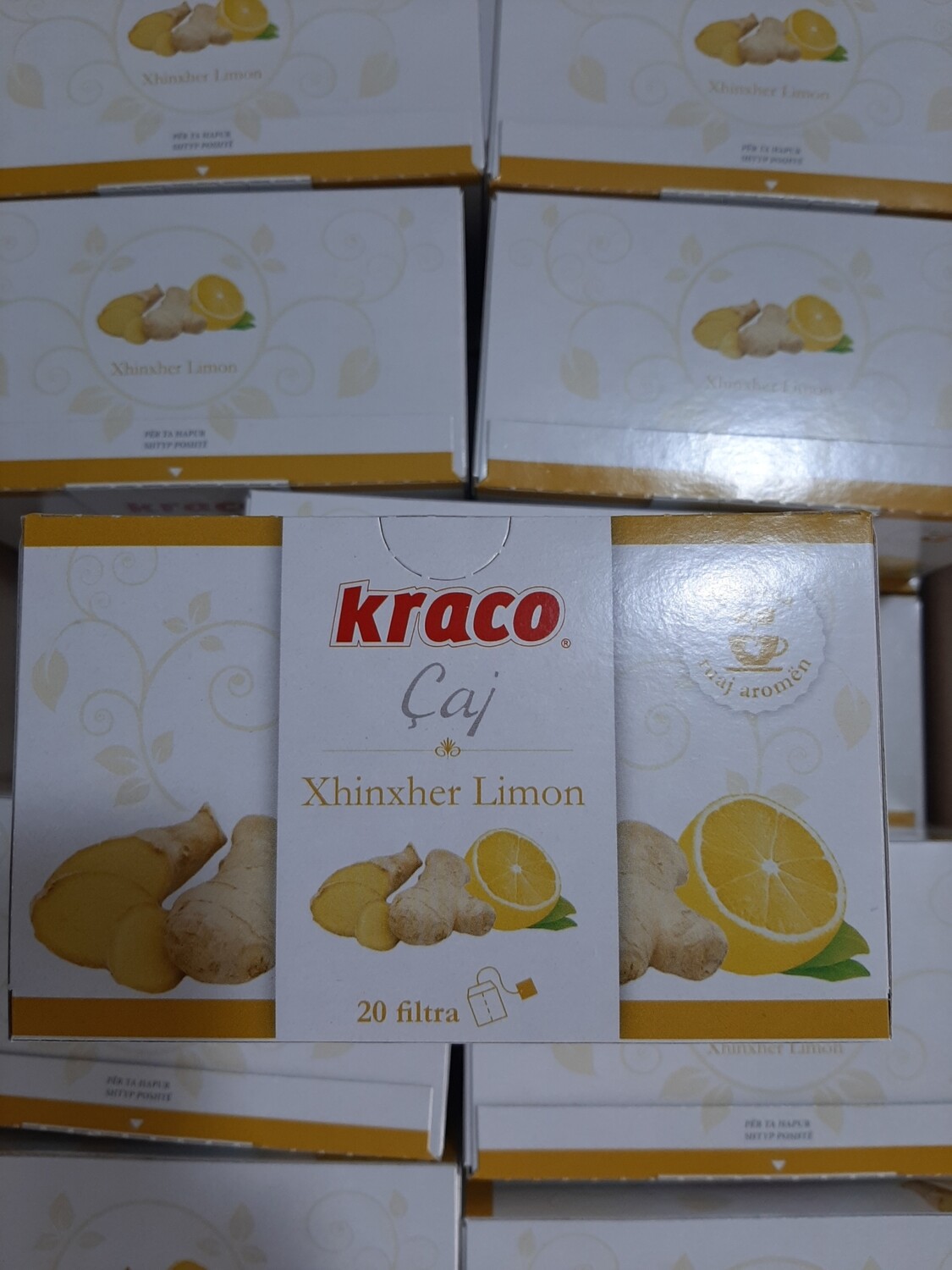 Çaj Limon dhe xhinxhërfill 20 filtra