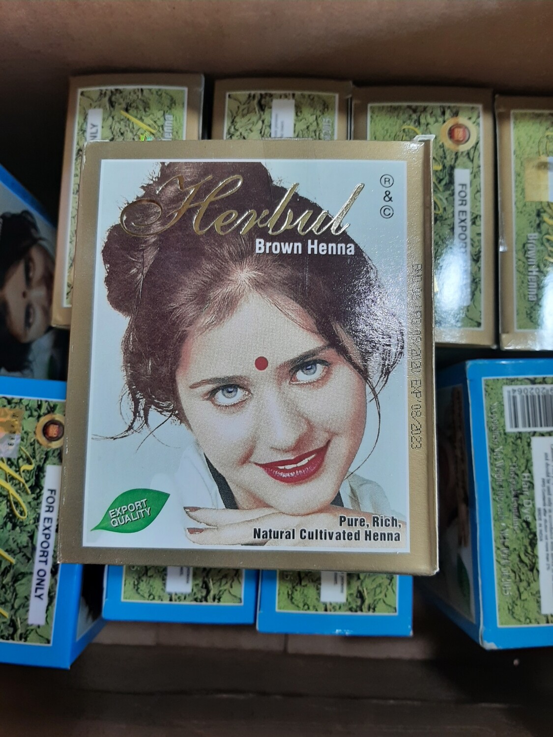 Bojë flokësh Këna bojë kafe