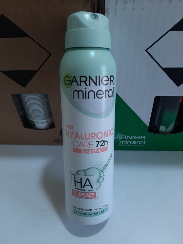 Garnier mineral hyaluronic care 72h 150ml