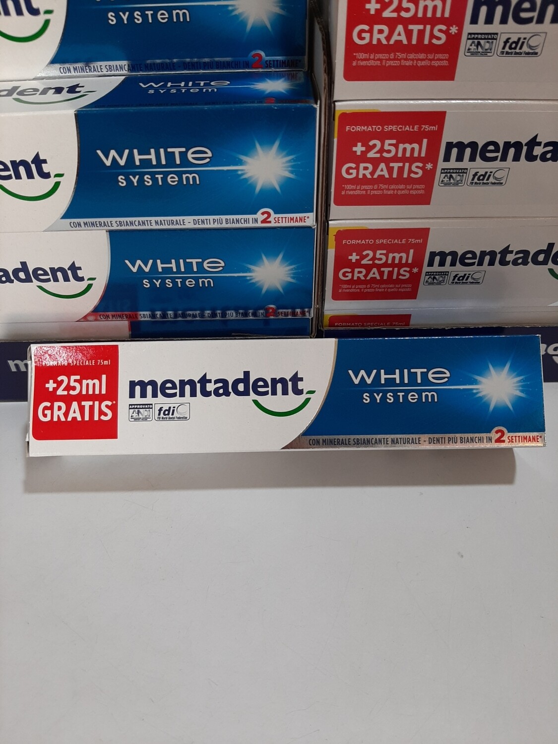 Mentadent white system 75+25ml
