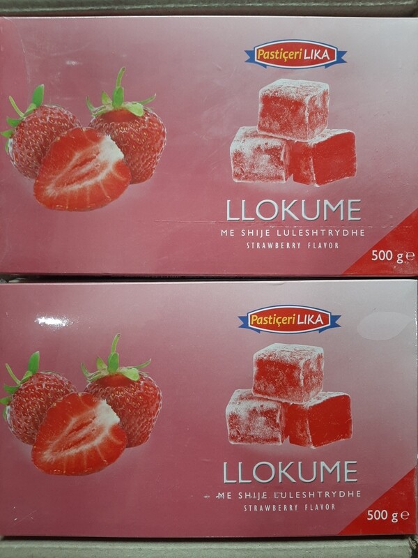 Llokume me shije luleshtrydhe 500gr