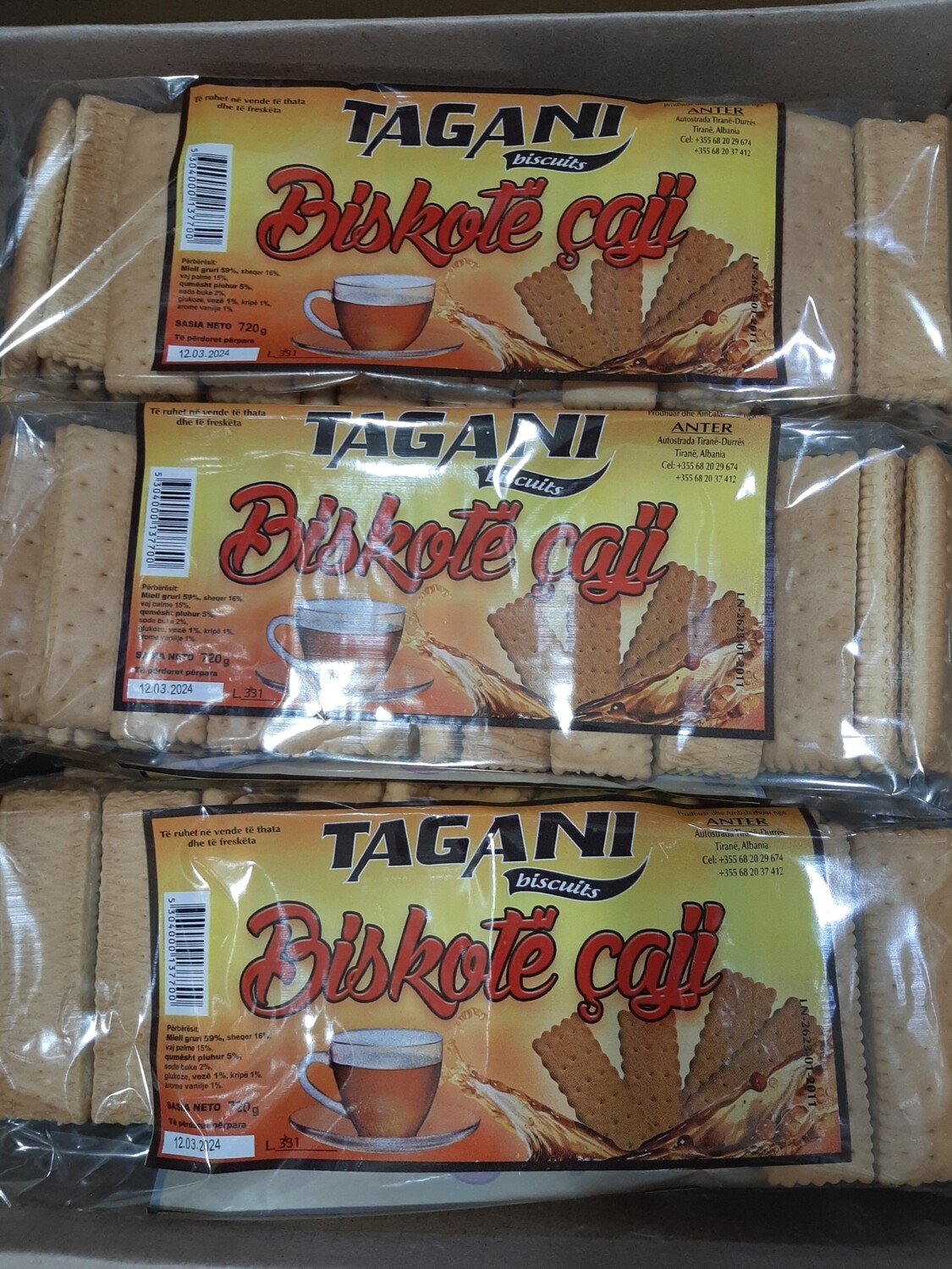 Biskotë çaji 800gr