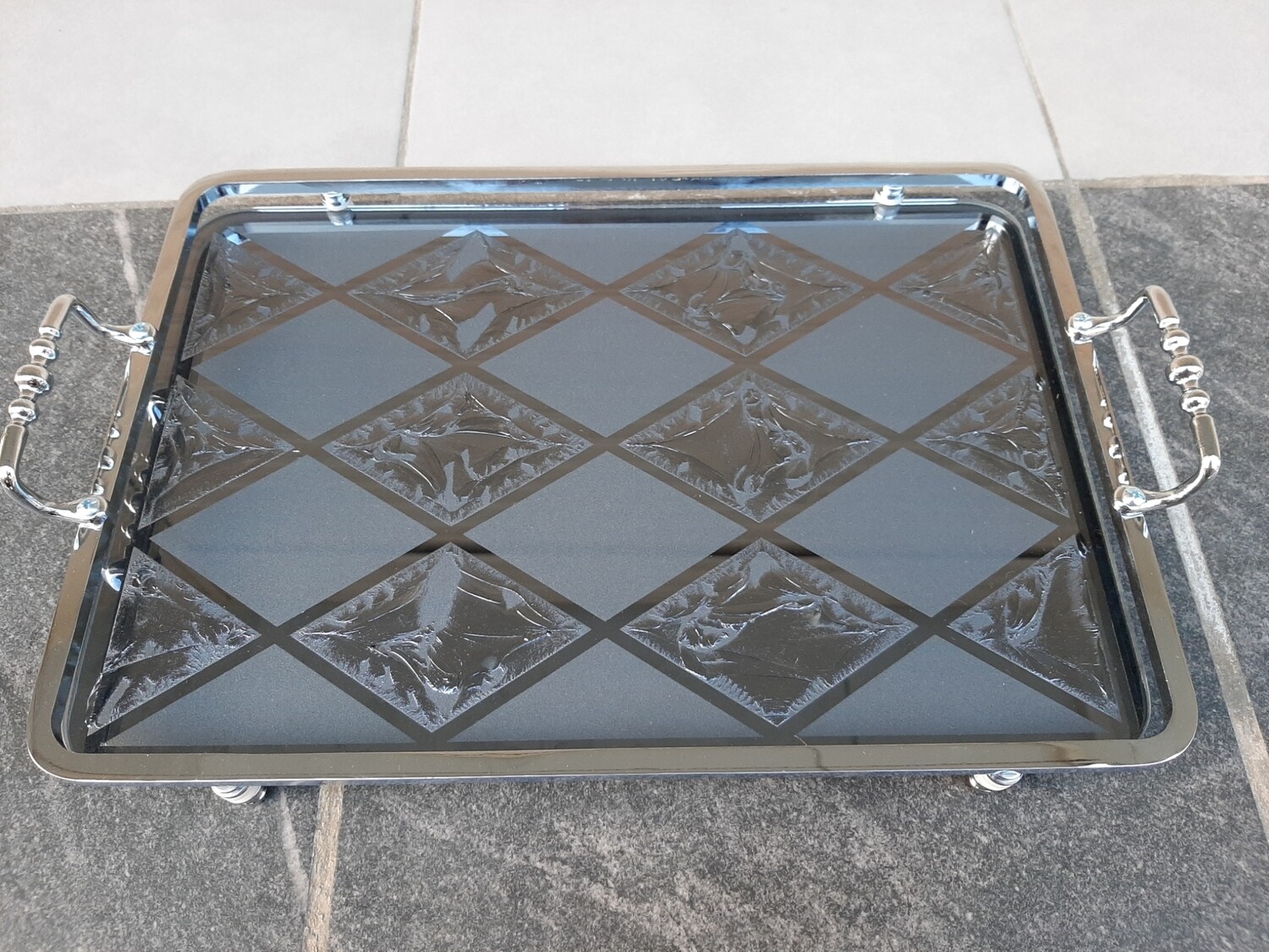 Tabaka xhami 39x25cm